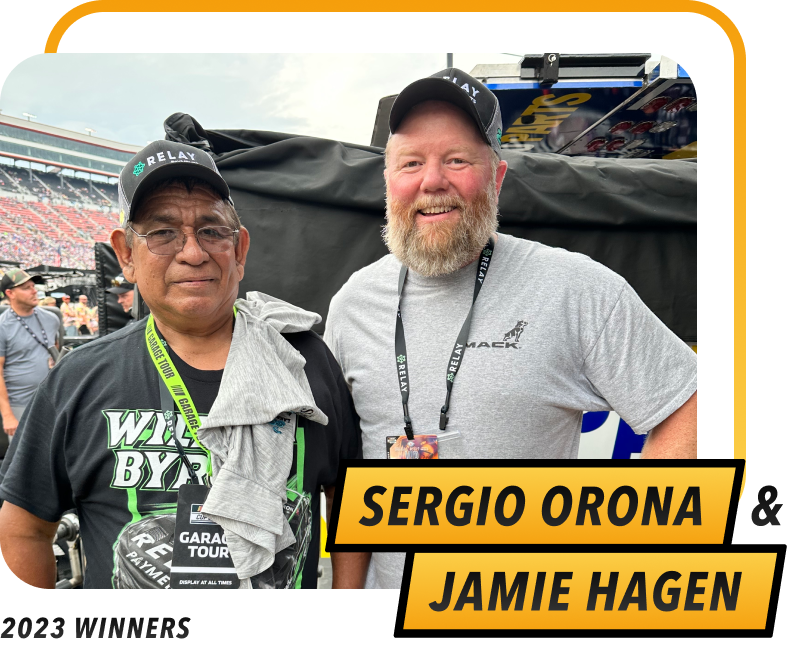 2023 Winners Sergio Orona & Jamie Hagen