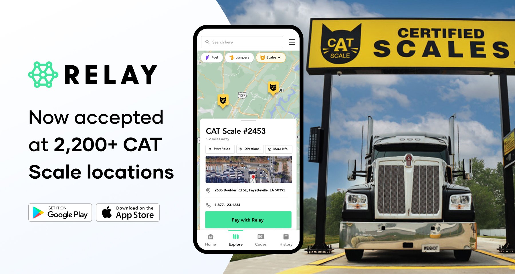 CATScales and Relay Payments. Connect your Relay account to WeighMyTruck